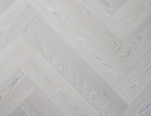 'Glacier' Ash Herringbone, Bespoke Elegance